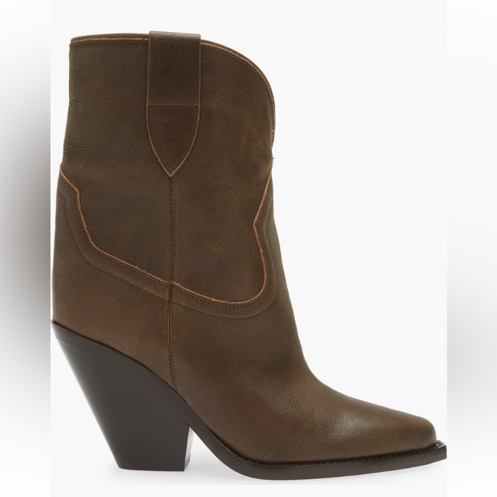 NIB Isabel Marant Leyane Western boot in vintage brown size 38EU